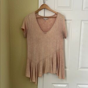 Vintage Anthropologie V-Neck Asymmetrical Hem